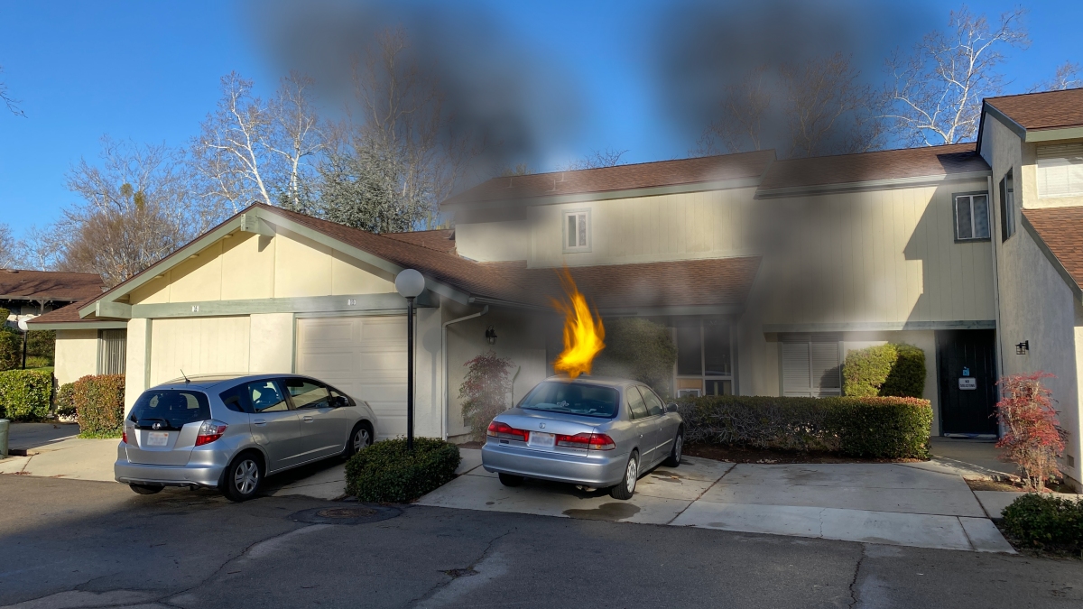 Residential Structure Fire  529 Smoke tree glen. Escondido, CA